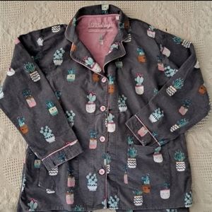 Pj Salvage Cactus Print Pajama Set
